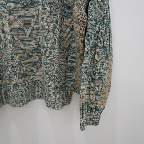 MIX CABLE WIDE CREW (LT.GREEN)