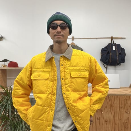 QUILTED PUFFY SHIRT (YELLOW)
