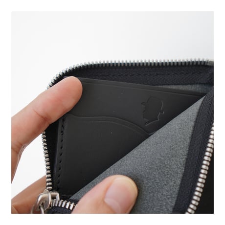 PULL TAB L-WALLET (BLACK)