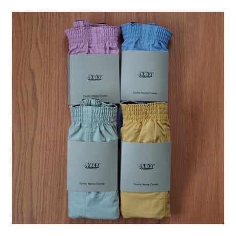 JHAKX "Comfy HEMP Trunks" Summer 2025