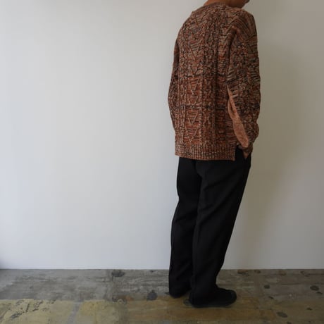 MIX CABLE WIDE CREW (BROWN)