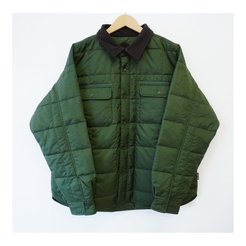 PWA QUILTED PUFFY SHIRT オリーブ PWA QUILTED PUFFY SHIRT 