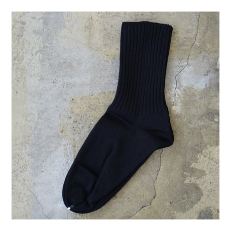 RIB SOX (BLACK)