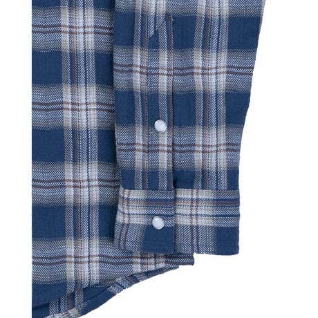 CHECK EZ SHIRTS ( NAVY )