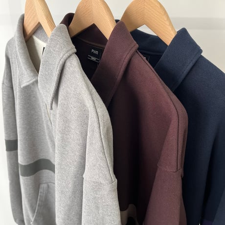 HEAVY KANOKO H/Z POLO (NAVY)