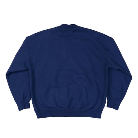 HALF-ZIP CREW SWEAT (D.BLUE)