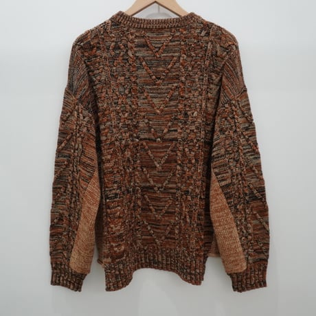 MIX CABLE WIDE CREW (BROWN)