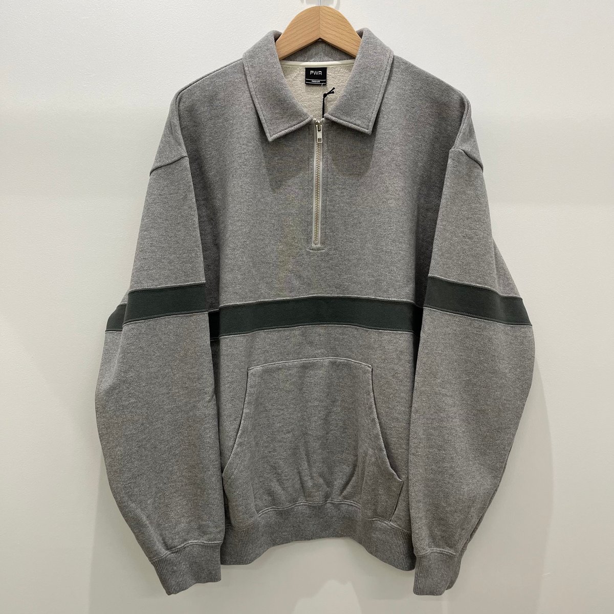 HEAVY KANOKO H/Z POLO (HEATHER GREY) | plus2023