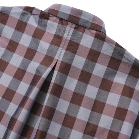 BLOCK CHECK SHIRTS (BROWN CHECK)