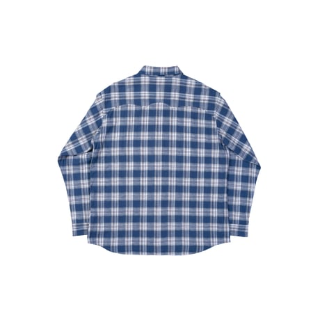 CHECK EZ SHIRTS ( NAVY )