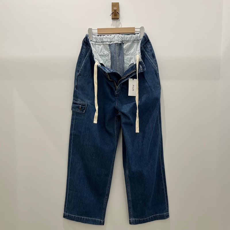 PWA - LINEN MIX DENIM TROUSERS (Blue) PWA - LINEN MIX DENIM TROUSERS (Blue)