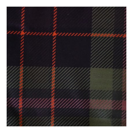 CHECK FLEECE blanket (ORANGE CHECK)