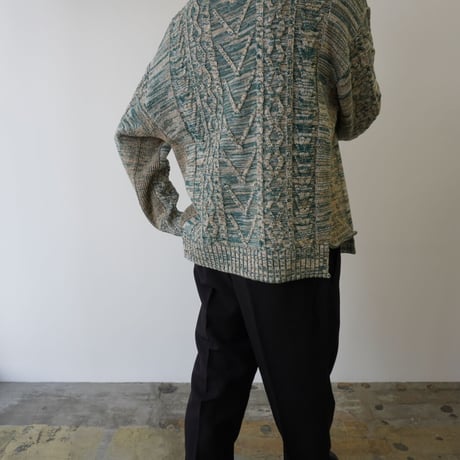 MIX CABLE WIDE CREW (LT.GREEN)