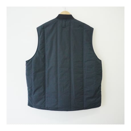 TWO-FACE QUILTED VEST (DARK BURGUNDY)