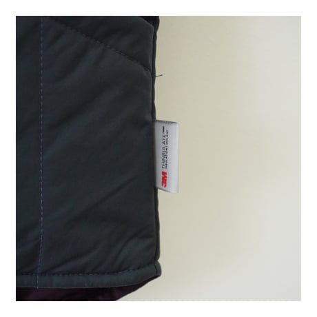 TWO-FACE QUILTED VEST (DARK BURGUNDY)