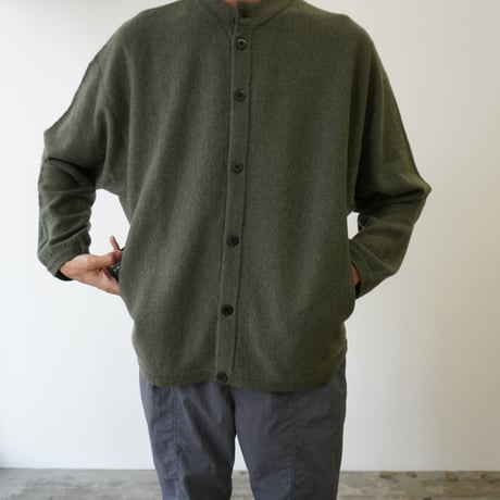 WOOL BLOUSON (OLIVE)