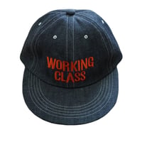 "WORKING CLASS" CAP (BLUE DENIM)