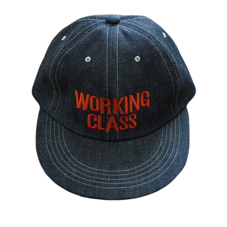 "WORKING CLASS" CAP (BLUE DENIM)