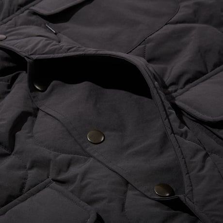 Quilted Warden Jacket (Black)