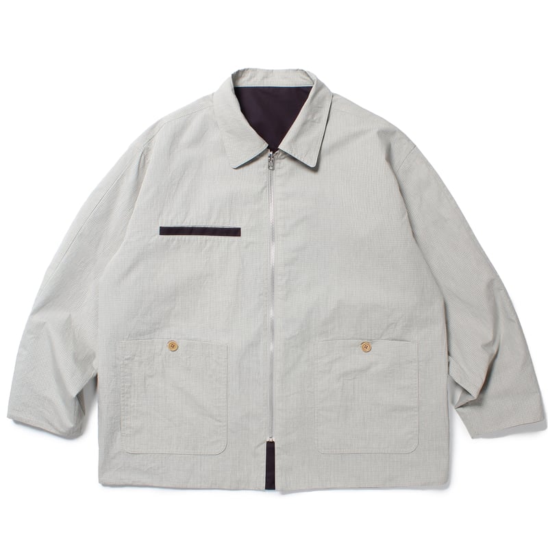 Reversible Ventile Coat (Navy) | plus2023.shop