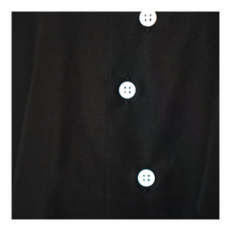 AUTHENTIC CAT TRACKS OPEN COLLAR SHIRTS (BLACK)