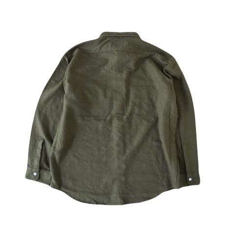 CAT FOOT PRINT NEL SHIRTS (KHAKI)