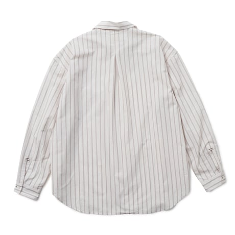 M.K STRIPE SHIRTS (BROWN STRIPE)