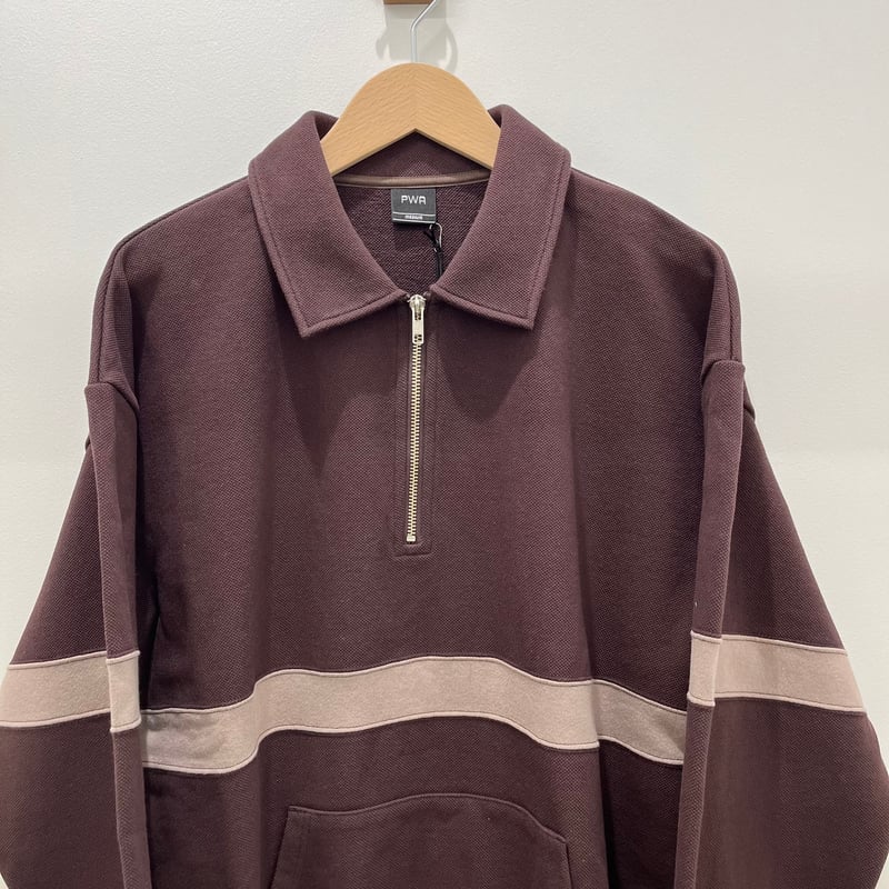 HEAVY KANOKO H/Z POLO (BROWN) | plus2023.shop