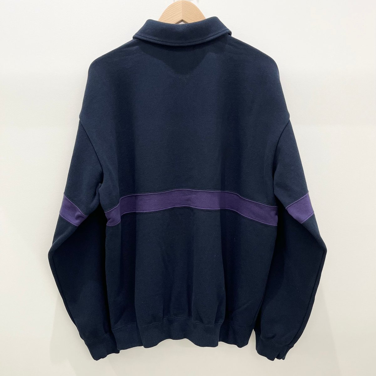 HEAVY KANOKO H/Z POLO (NAVY) | plus2023.shop