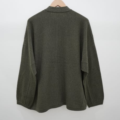 WOOL BLOUSON (OLIVE)
