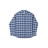 CHECK EZ SHIRTS ( NAVY )