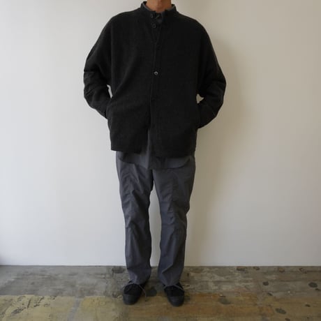 WOOL BLOUSON (BLACK)