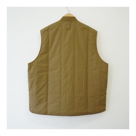 TWO-FACE QUILTED VEST (CINNAMON ORANGE)