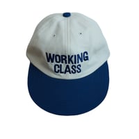 "WORKING CLASS" CAP (WHITE / BLUE)