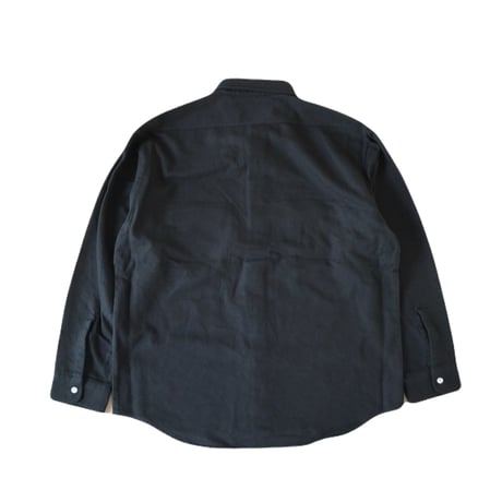CAT FOOT PRINT NEL SHIRTS (BLACK)