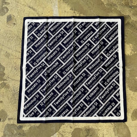 THE "SBQ" BANDANA (NAVY)
