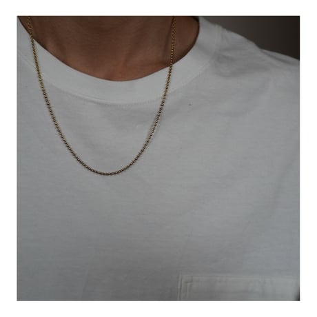 BALL NECK CHAIN (GOLD)