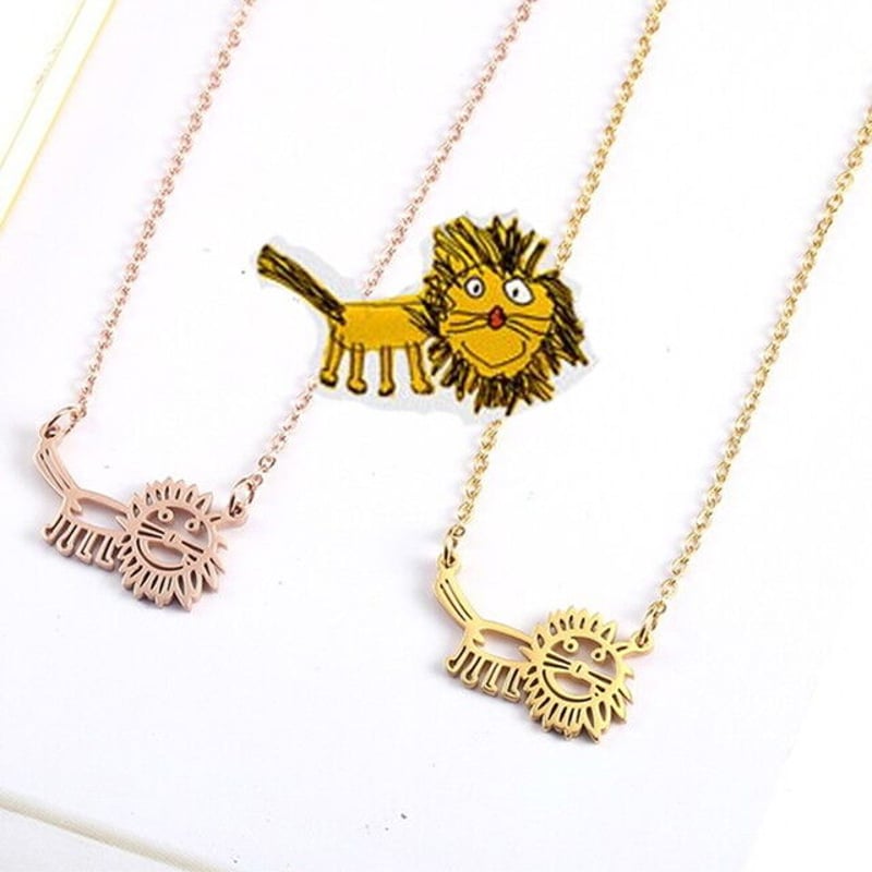 世界に1つだけ 絵がアクセサリーに！ オリジナル デザイン