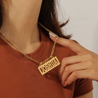 ネーム ネックレス 名前 ジュエリー プレート カスタム ギフト 贈り物 プレゼント ゴールド 推しの名前 推し グッズ ライブ グッズ ダンスチーム お揃い 学園祭