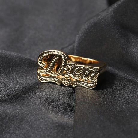 ごつめ 指輪 リング 名前 ジュエリー ギフト 贈り物 プレゼント シルバー 誕生日 お祝い ヒップホップ ストリート系 ダンス系