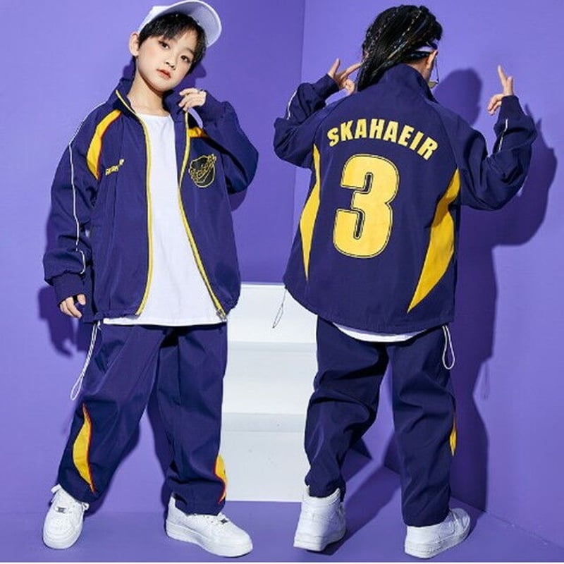 キッズ こども ダンス衣装 ダンスレッスン着 ナイロン シャカシャカ