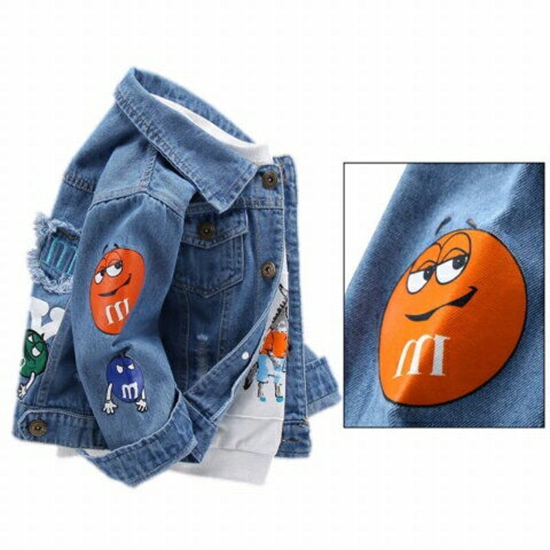 子ども服 春秋 おすすめ m&m's デニムジャケット キッズ