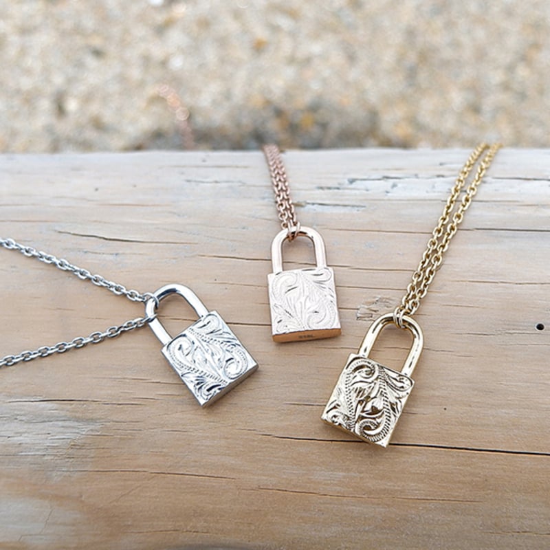 ハワイアンジュエリー ネックレス 鍵 南京錠 ハワイ ジュエリー