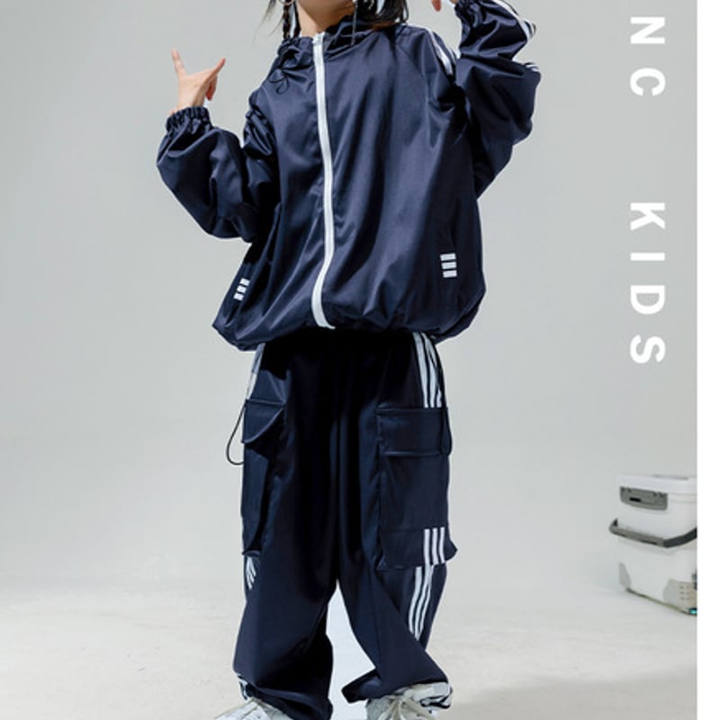キッズ～大人サイズ 上下セット セットアップ かっこいい サイドライン