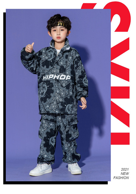 キッズ～大人サイズ ペイズリー バンダナ柄 セットアップ 上下セット