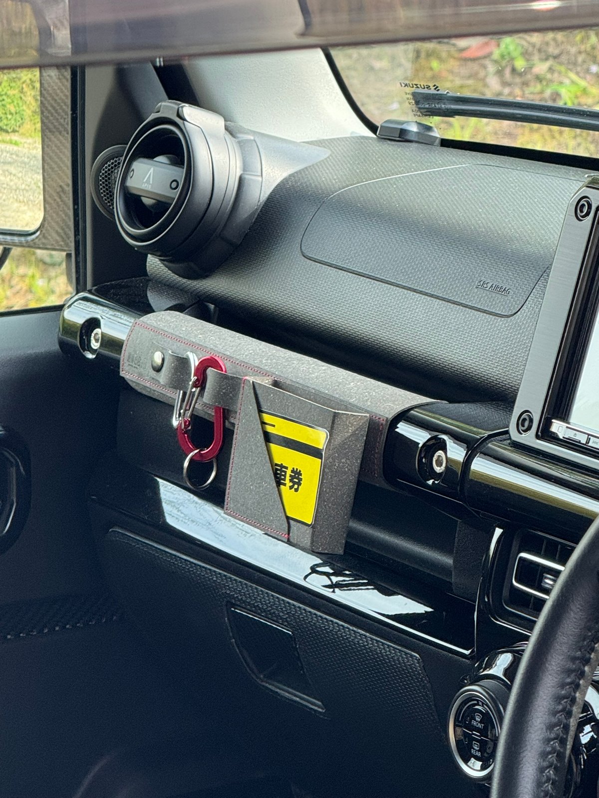 るるページ＊Jimny ジムニー (JB64/74)助手席グリップカバー他 ジムニー JB64 JB74 助手席アシストグリップ カバー 本革