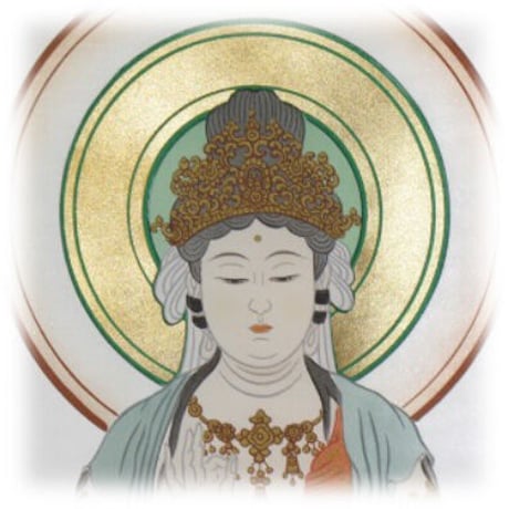 板東三十三観音 御朱印軸 金箔観音