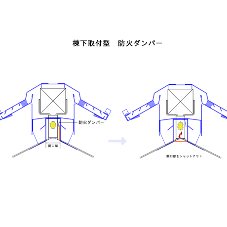 カンキ棟A棟下取付型455/ZAM鋼板2セット入れ