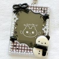 推しカラー雪だるまケース、B8サイズキーホルダー付き