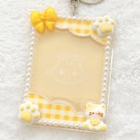 りぼんねこちゃんタンポポ、B8サイズキーホルダー付き
